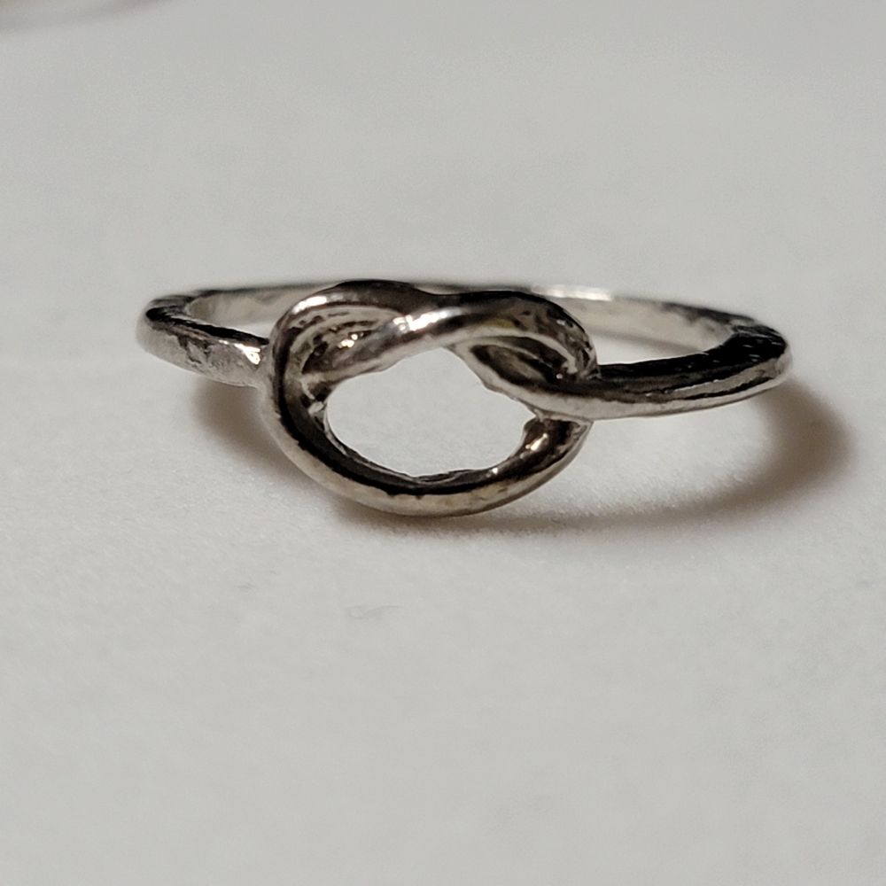 Three Stacking Rings - Love Knot - Heart Beat - Open Rhinestone - Picture 9 of 9